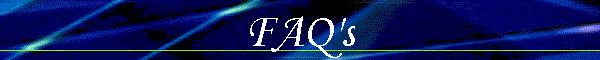 FAQ's